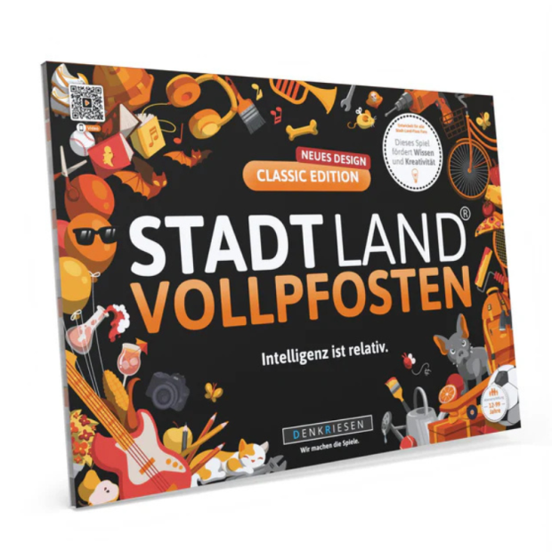 Stadt Land Vollpfosten® A4 game pad Classic Edition