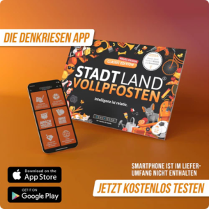 Stadt Land Vollpfosten® A4 game pad Classic Edition