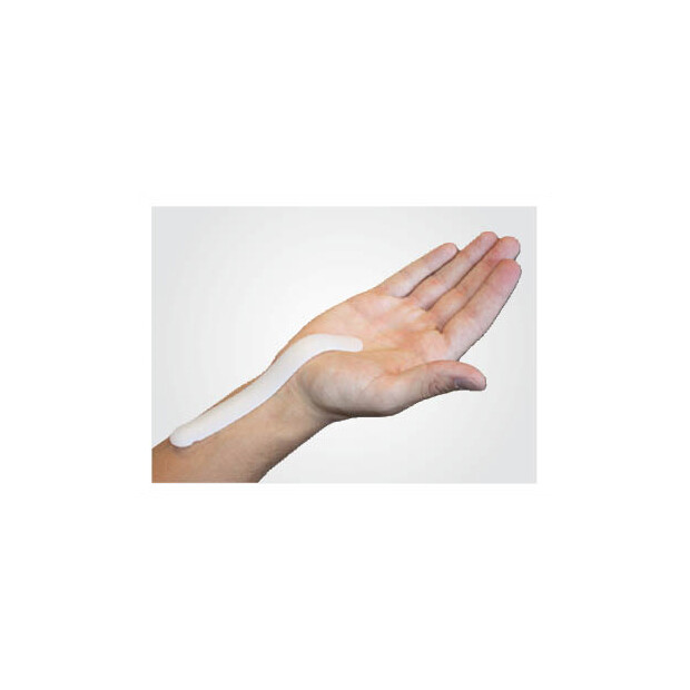 Plastskinne hvid