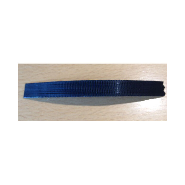 One-Wrap 10 mm sort velours + hook 25m