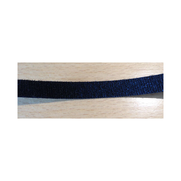 One-Wrap 10 mm sort velours + hook 25m
