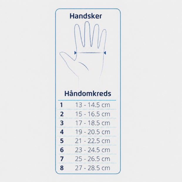 Catell Cicatrex Kort - Fullfinger bilat ødem handske