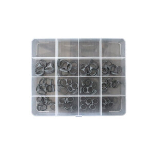 Svanehalsring i nylon boks med 60 stk. (5 i hver...