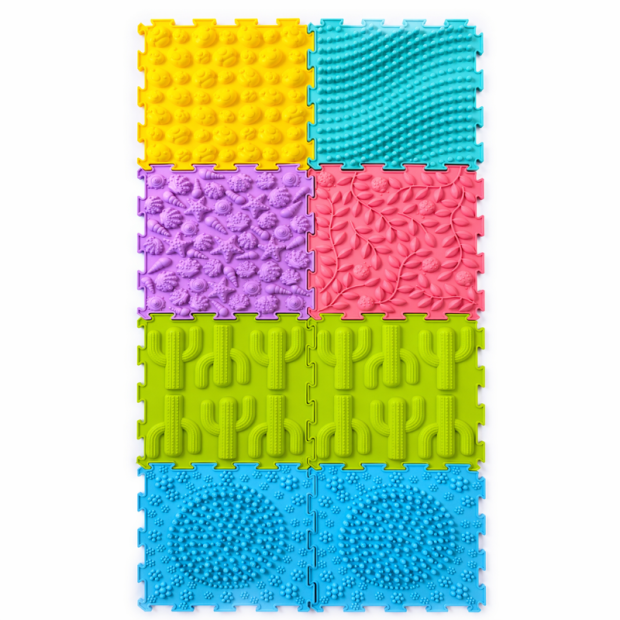 Theralino® Sensory Puzzle Mat, 8 stk.