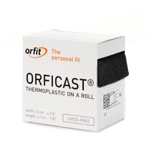 Orficast® fingerbandage 6 cm x 3 m, sort