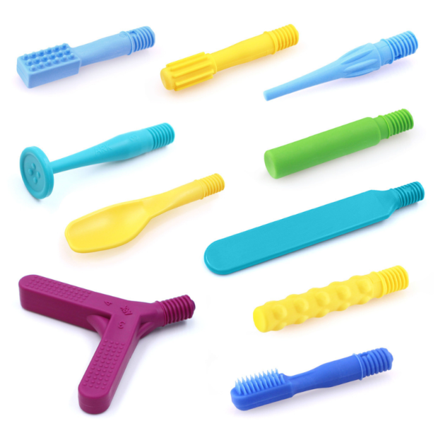 ARK Z-Vibe® Tip-sæt 10 spidser uden håndtag gennemsigtig opbevaringsboks