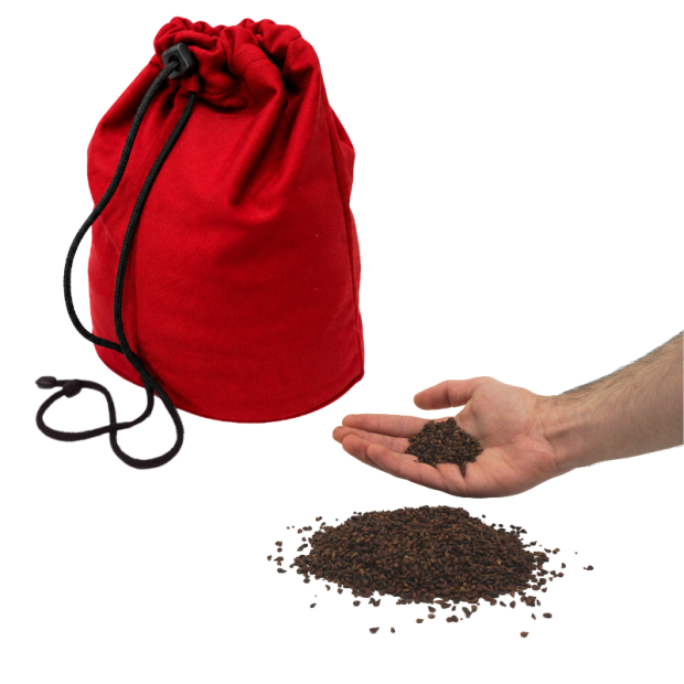 Theralino®-pose rød med vindruekerner 2,5 kg