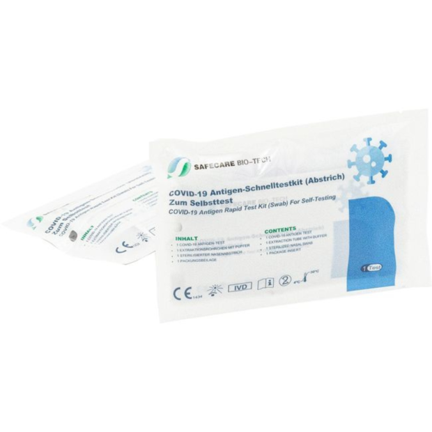 SAFECARE SARS-CoV-2 hurtigtest til lægbrugere – 1-stk. softpack