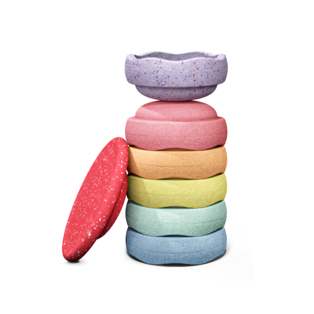 Stapelstein® Winter Special Rainbow Set pastel