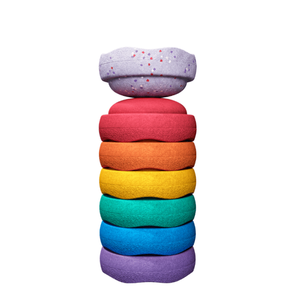 Stapelstein® Winter Special Mini rainbow