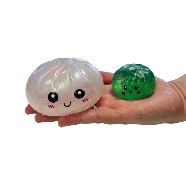 Squishy Dumpling Mystery Bun – Fidget-legetøj, 1 stk.