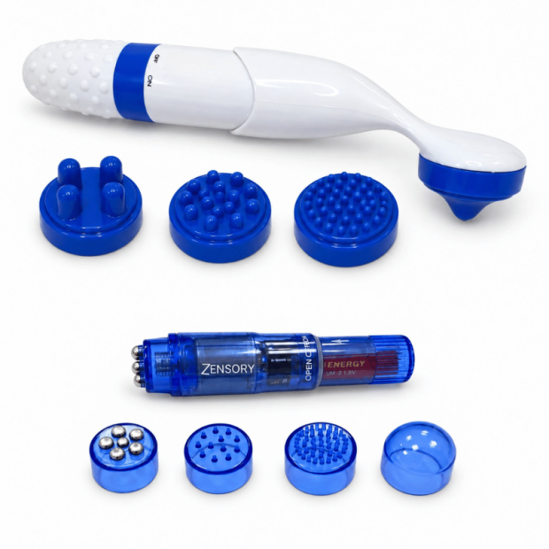 Zensory massageapparat med 4 hoveder – Mini & Maxi