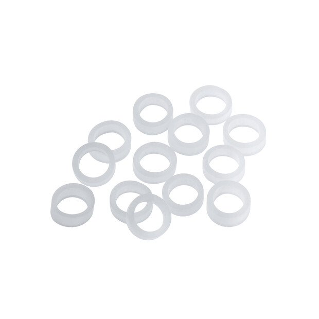 Gummiringe latexfri transparent Ø 8,0 mm, 100 stk