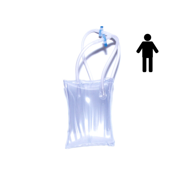 Urias luftpude skinne voksen hånd 20cm (DK)