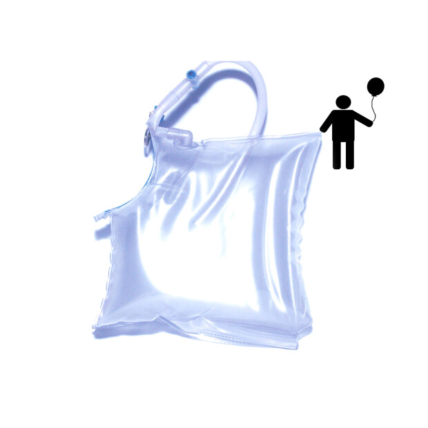 Urias luftpude skinne børn knæ/skinneben 20cm