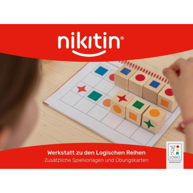 Nikitin-workshop for den logiske serie N8 øvelseskort og spilskabeloner