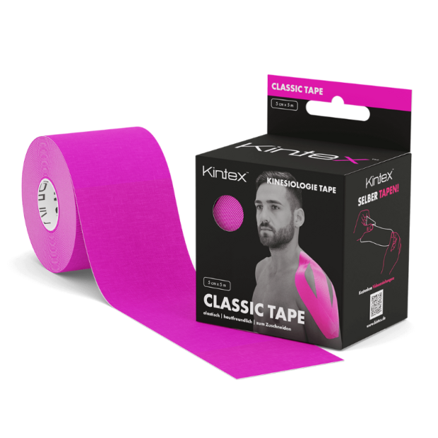 Kintex Kinesiologi Tape Classic 5cm x 5m Pink