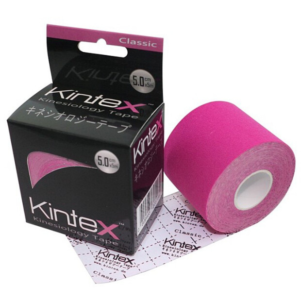 Kintex Kinesiologi Tape Classic 7,5 cm x 5 m Pink