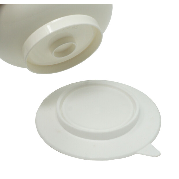 Spiseskål med hævet kant