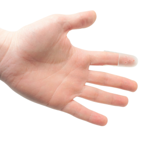 Fingerskinne efter Stack transparent