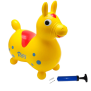 Rody hoppehest inkl. pumpe gul
