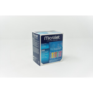 Microlet-lancetter i farver, 200 stk.